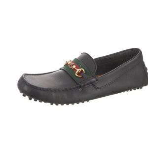 GUCCI WEB STRIPE MEN'S LOAFER WITH INTERLOCKING G HORSEBIT GUCCI 7 (US 7.5)